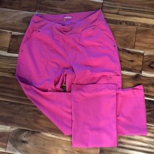 Purple label yoga pants by healing hands